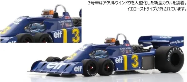 [予約] スパーク 1/18 ティレル P34 No.3 イギリスGP 1976 2位 ジョディ・シェクター　18S1029