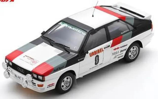 [予約] スパーク 1/18 アウディ クワトロ No.0 ラリー ウルビベル アルガルベ 1980 H. ミコラ - A. ヘルツ　18S1042