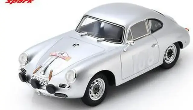 [予約] スパーク 1/18 ポルシェ 356 BT5 1600GS カレラ GT No.108 ウィナー コルス ツアー 1960 P-E. シュトレーレ - H. リンゲ　18S1204