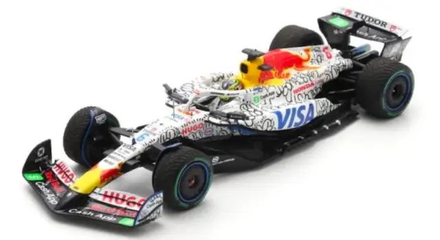 [予約] スパーク 1/18 レーシング・ブルズ VCARB 02 No.6 ビザ・キャッシュアップ・レーシングブルズF1チーム 2025 イギリスGP アイザック・ハジャー 18S1220