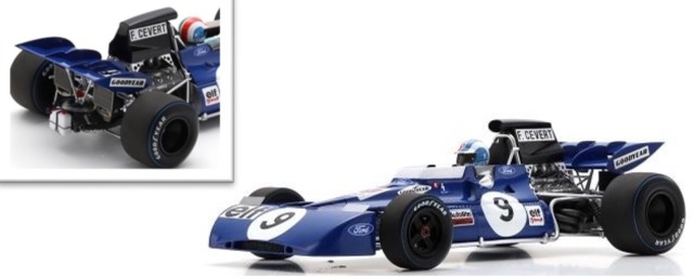 [予約] スパーク 1/18 ティレル 002 アメリカGP 1971 F.セベール ウィナー　18S358