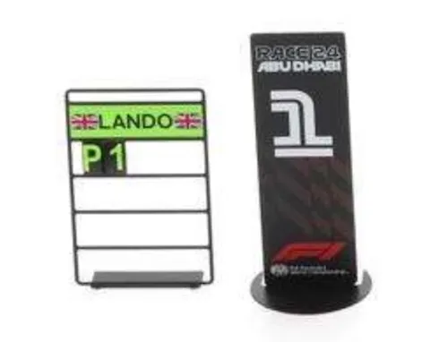 スパーク 1/18 マクラーレン MCL38 アブダビGP 2024 L.ノリス ピット