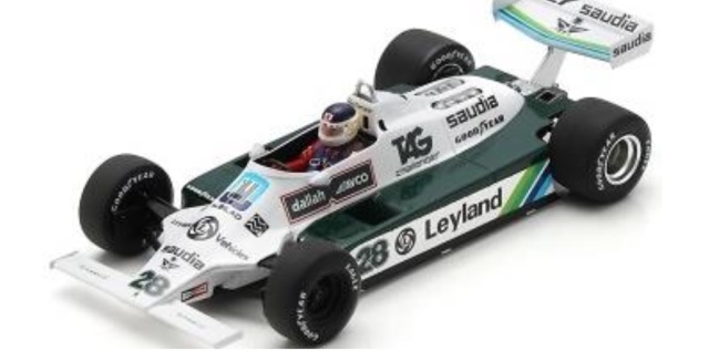 [予約] スパーク 1/18 ウィリアムズ FW07C モナコGP 1980 C.ロイテマン ウィナー　18S736