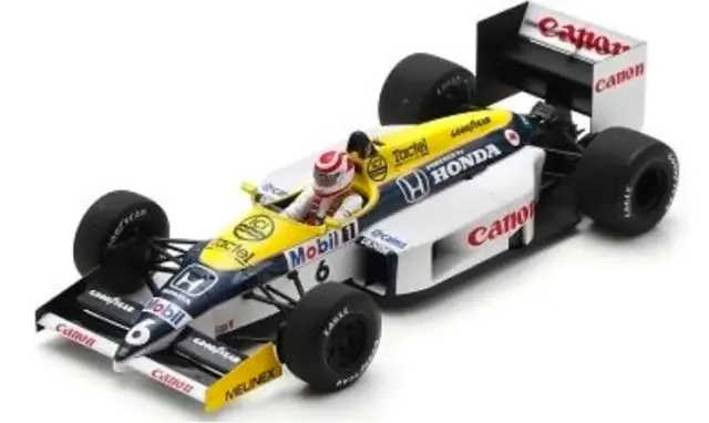 [予約] スパーク 1/18 ウィリアムズ FW11 No.6 ウィナー ブラジルGP 1986 ネルソン ピケ　18S737
