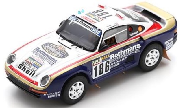[予約] スパーク 1/18 ポルシェ 959 パリダカ 1986 No.186 ウィナー　18S789