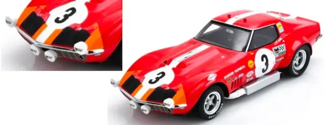 [予約] スパーク 1/18 コルベット C3 No.3 ルマン 1968 U.マリオーリ / H.グレデール　18S851