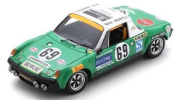 予約] スパーク 1/18 ポルシェ 914/6 ルマン 1971 No.69 18S855