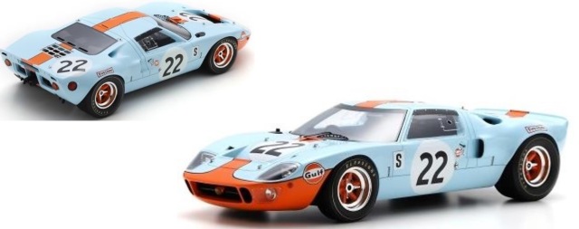 [予約] スパーク 1/18 フォード GT40 ガルフ セブリン 12h 1969 No.33　18SE69