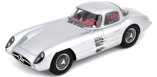 [予約] シュコー 1/18 メルセデスベンツ 300 SLR ウーレンハート クーペ 1955 シルバー　18U00069