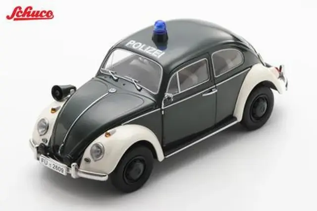 [予約] スパーク/シュコー 1/18 1960 VW ビートル POLIZEI（警察）　18U00122