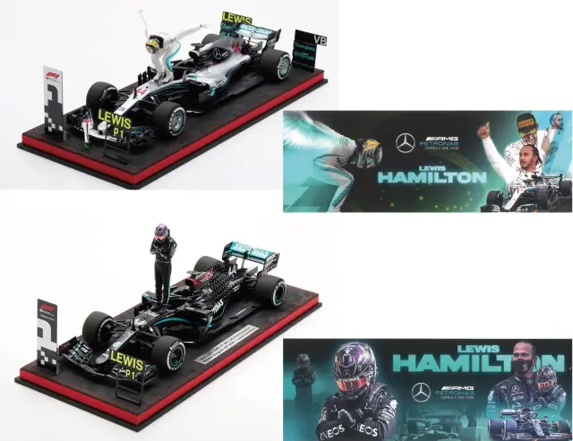 海外ショップ特注スパーク1/43メルセデスW11 L.ハミルトンベルギー