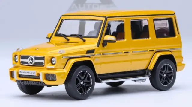 [メーカー取り寄せ予約] オートアート 1/64 メルセデス AMG G63 2017 イエロー　20201