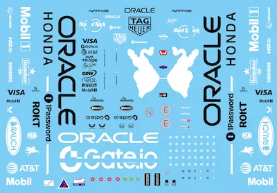 [予約] ウイングモデル 1/20 特殊デカール Taurus Rubel F1 2025 Rd.3 No.1 M.V Winner No.22 Y.T 12th ウイングモデル対応　WM2009DC 20F25N0122Rd03DC