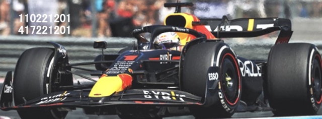 [予約] ミニチャンプス 1/43 レッドブル レーシング RB18 フランスGP 2022 ウィナー マックス フェルスタッペン　417221201