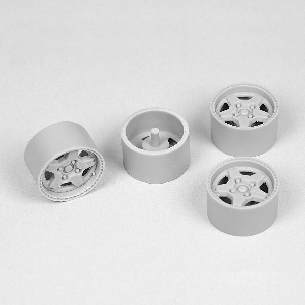 レスキューモデル 1/24 アドバン ターアマックホイールセット ミツビシランサー オアシマ/beemax他対応　RS24013