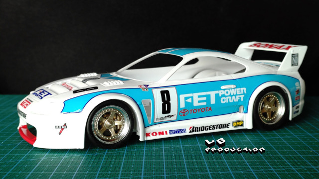 LBプロダクション 1/24 FET スポーツ トヨタ スープラ JGTC 1995