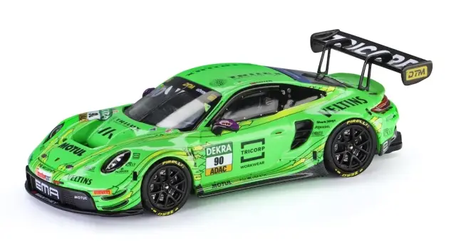 ミニカー PORSCHE 911GT3 EXPERIENCE CENTER TOKYO 予約] トレンズホビー 1/64 ポルシェ 911 GT3 R DTM 2025 No.90 241084