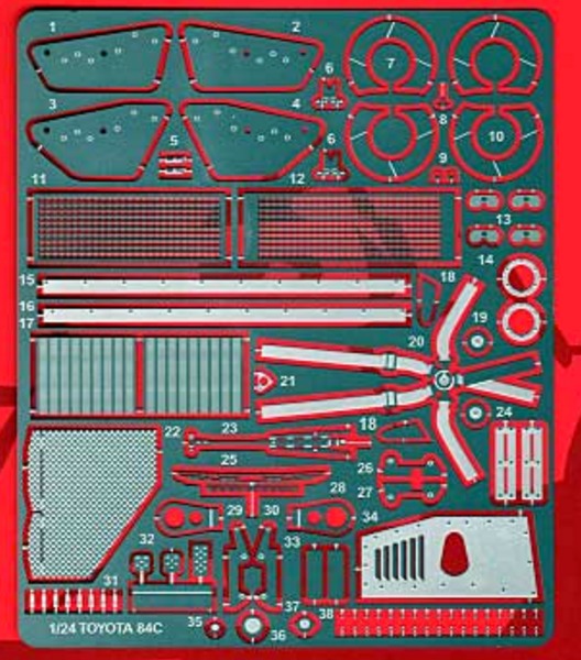 スタジオ27 1/24 トヨタ 84C グレードアップパーツ (タミヤ対応)　FP2499
