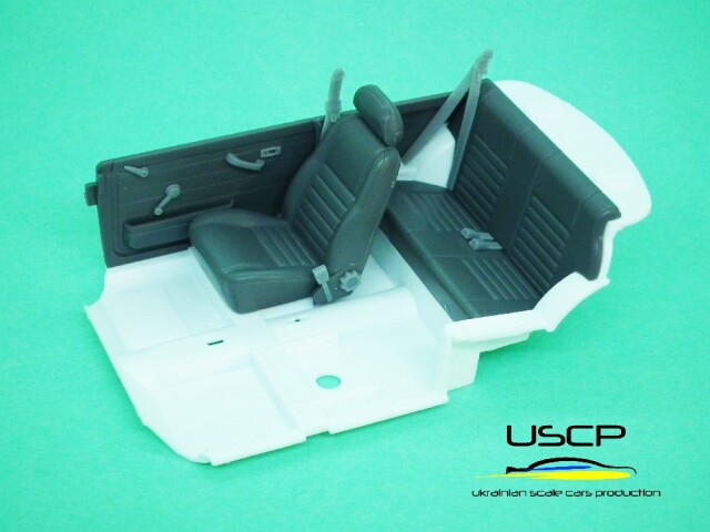 USCP 1/24 ミニクーパー インテリア ディティールアップパーツセット Aセット　24A068