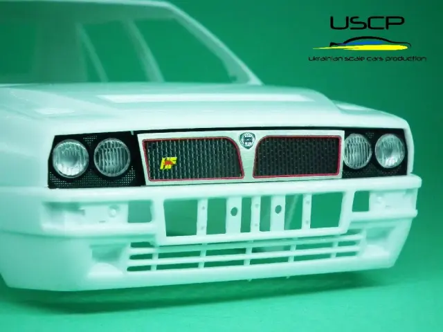 USCP 1/24 ランチア インテグラーレ フロントグリルパーツセット 後期型 ハセガワ対応　24A074