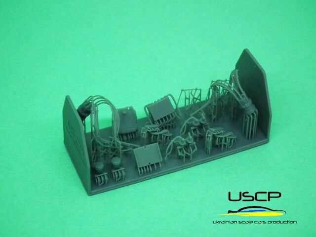 USCP 1/24 アルファロメオ ジュリア スプリント GTA エンジンディティールアップパーツセット タミヤ対応　24A095