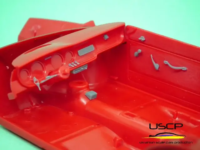 USCP 1/24 アルファロメオ ジュリア スプリント GTA インテリア ディティールアップパーツセット タミヤ対応　24A096