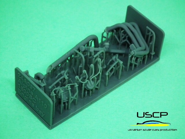 USCP 1/24 アルピーヌ A110 1600SC エンジンディティールアップパーツセット タミヤ対応　24A097