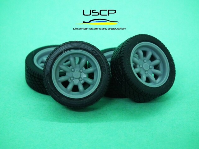 USCP 1/24 13インチ スーパーライト 8スポークホイール 24P143