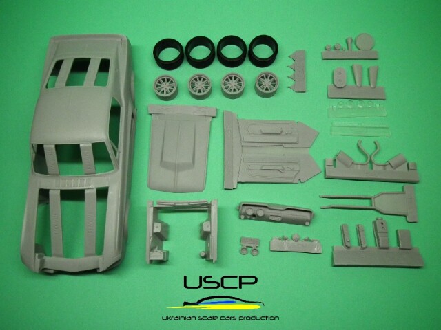 USCP 1/24 トランスキット シェルビー GT500 カスタム 60's セカンド エレノア レベル対応　24T009