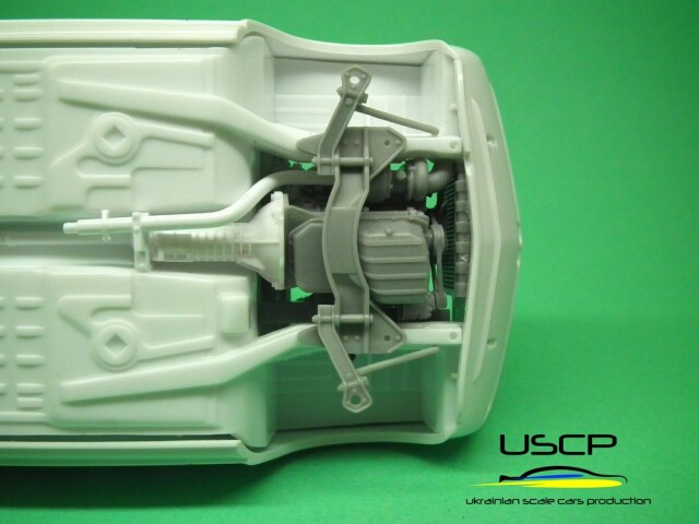 USCP BMW E36M3エンジンパーツ 1/24レジン製 ハセガワnunu USCP