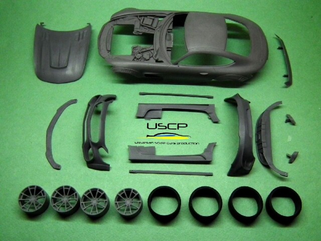 USCP 1/24 トランスキット マンソリー AMG GT-S レベル対応　24T037