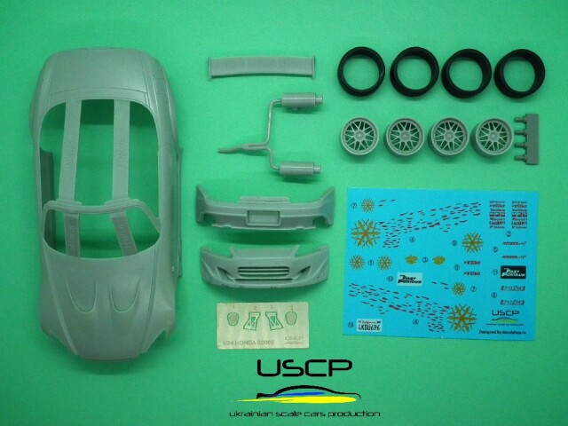 USCP 1/24 トランスキット ホンダ S2000 ワイルドスピード ジョニー トラン タミヤ対応　24T042