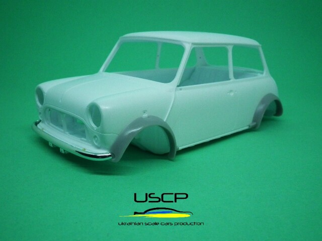 USCP 1/24 トランスキット ミニクーパー 後期型ホイールアーチ　24T052