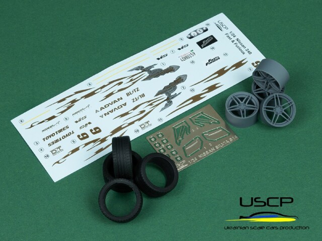 USCP 1/24 トランスキット ニッサン シルビア 240SX S14 ワイルド
