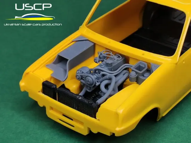 USCP 1/24 ルノー 5 サンク ターボ アルピーヌ エンジンパーツセット タミヤ対応　24T075