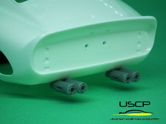 USCP 1/24 フェラーリ 250 GTO エグゾーストパイプ フジミ対応　24A083
