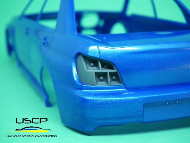 USCP 1/24 スバル インプレッサ 2000-2002 テールライトバケットパーツ タミヤ対応　24A085