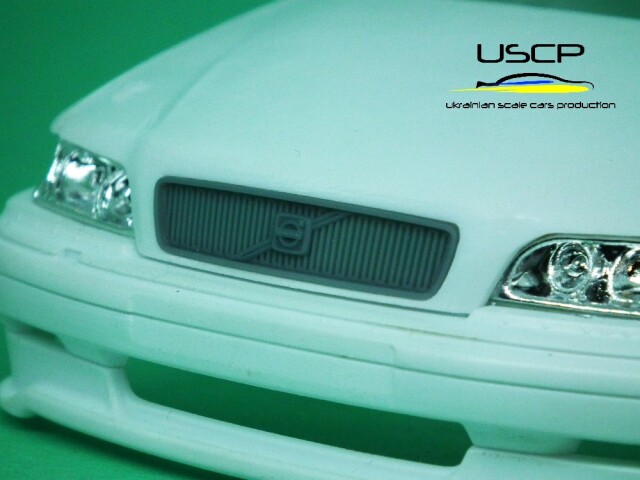 USCP 1/24 ボルボ S40 フロントグリルパーツ nunu対応　24A086