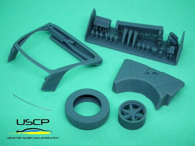 USCP 1/24 アルピーヌ A110 ロードカー フロントエンドパーツセット タミヤ対応　24T068