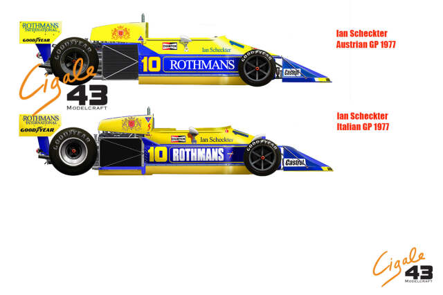Cigale43 1/43 マーチ 761 イギリス/オーストリアGP 1977  フルデカール 　CDS010