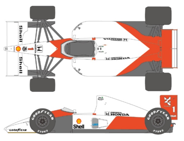 シュンコーモデル 1/12 マクラーレン MP4/6 1991 フルスポンサー