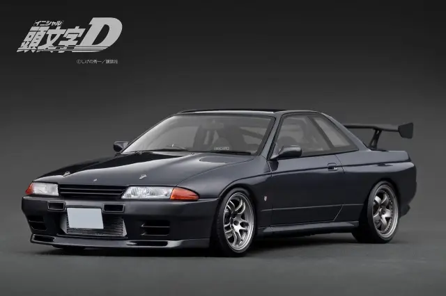 [予約] イグニッションモデル 1/18 イニシャルD ニッサン スカイライン GT-R (BNR32) ガンメタリック　IG3545