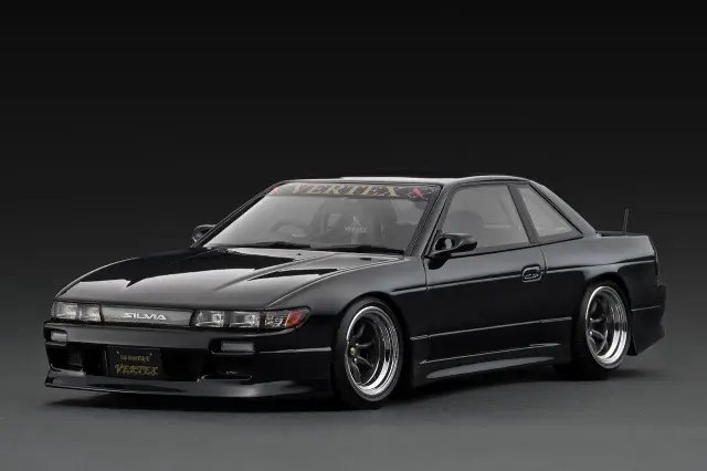 [予約] イグニッションモデル 1/18 ヴェルテックス ニッサン S13 シルビア ブラック　IG3588