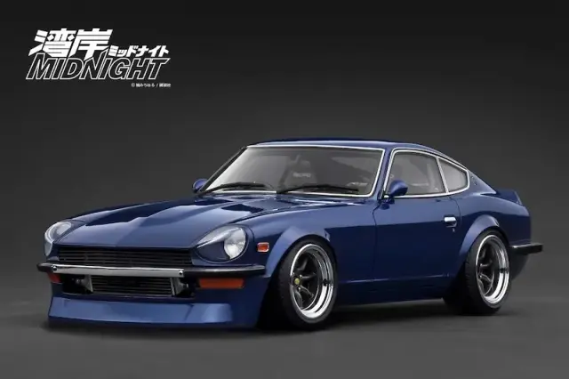 [予約] イグニッションモデル 1/18 ニッサン フェアレディZ (S30) ブルー 湾岸MIDNIGHT デビルZ　IG3592