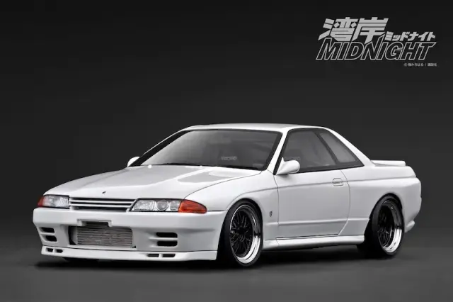 [予約] イグニッションモデル 1/18 ニッサン スカイライン GT-R (R32) ホワイト 湾岸MIDNIGHT レイナR　IG3596
