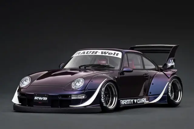 [予約] イグニッションモデル 1/18 RWB 993 パープルメタリック　IG3739