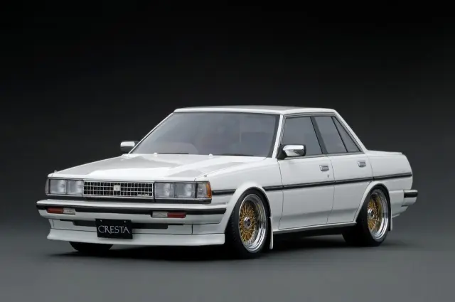 [予約] イグニッションモデル 1/18 トヨタ クレスタ スーパー ルーセント ツインカム24 (GX71) ホワイト　IG3828