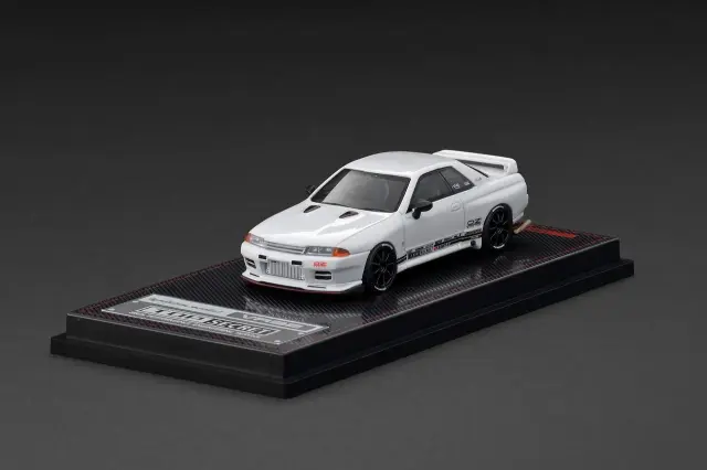 [予約] イグニッションモデル 1/64 トップシークレット ニッサン GT-R (VR32) ホワイト　IG3844