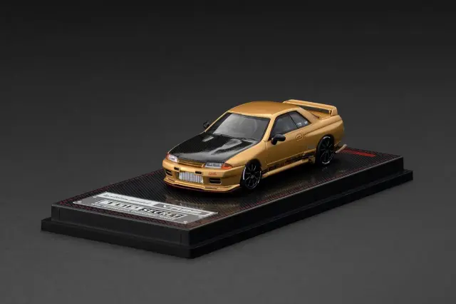 [予約] イグニッションモデル 1/64 トップシークレット ニッサン GT-R (VR32) ゴールド　IG3846