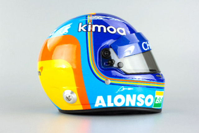 F1 ヘルメット scale1/2 マクラーレン あらわれ ホンダ アロンソ